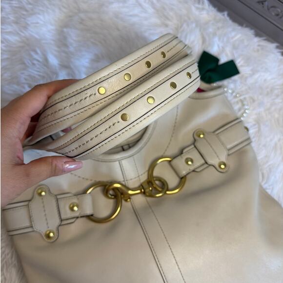 y2K COACH Legacy Ergo Belted Brass Shoulder Bag Hobo - Picture 6 of 9